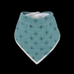 Cotton Muslin + Fleece Bandana Bib 4 Pack - Wallflower