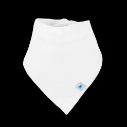 Cotton Muslin + Fleece Bandana Bib 4 Pack - Taupe Cross