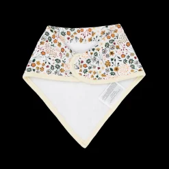 Cotton Muslin + Fleece Bandana Bib 4 Pack - Vintage Floral