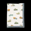 Cotton Muslin Baby Quilt - Work Trucks