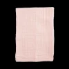 Cotton Muslin Baby Quilt - Light Pink