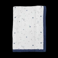 Cotton Muslin Baby Quilt - Shooting Stars