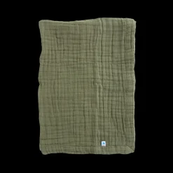 Cotton Muslin Baby Quilt - Fern