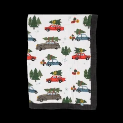Cotton Muslin Baby Quilt - Holiday Haul