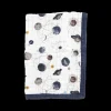 Cotton Muslin Baby Quilt - Planetary