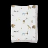 Cotton Muslin Baby Quilt - Party Animals