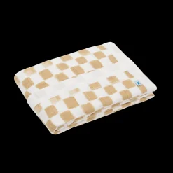 Cotton Muslin Baby Quilt - Adobe Checker