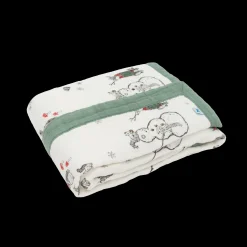 Cotton Muslin Baby Quilt - Snow Day