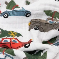 Cotton Muslin Baby Quilt - Holiday Haul