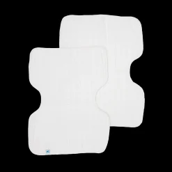 Cotton Muslin Burp Cloth 2 Pack - White
