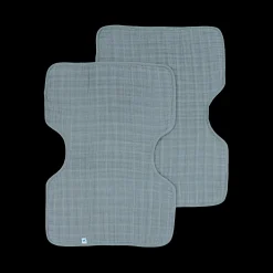 Cotton Muslin Burp Cloth 2 Pack - Sea