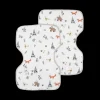 Cotton Muslin Burp Cloth 2 Pack - Forest Friends