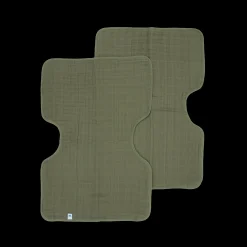 Cotton Muslin Burp Cloth 2 Pack - Fern