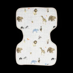 Cotton Muslin Burp Cloth - Party Animals