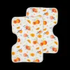 Cotton Muslin Burp Cloth 2 Pack - Georgia Peach