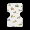 Cotton Muslin Burp Cloth - Work Trucks