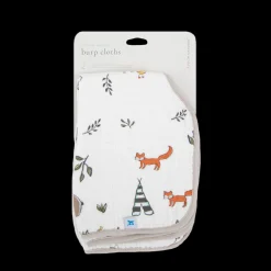Cotton Muslin Burp Cloth 2 Pack - Forest Friends