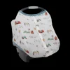 Cotton Muslin Car Seat Canopy - Farmyard