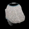Cotton Muslin Car Seat Canopy - Pressed Petals