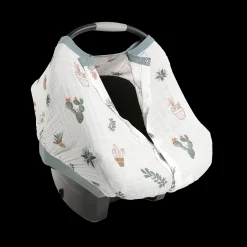 Cotton Muslin Car Seat Canopy - Prickle Pots