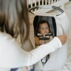 Cotton Muslin Car Seat Canopy - Porpoise