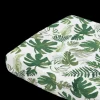 Cotton Muslin Changing Pad Cover - Tropical Leaf