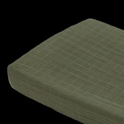 Cotton Muslin Changing Pad Cover - Fern