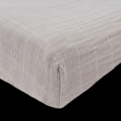 Cotton Muslin Changing Pad Cover - Porpoise