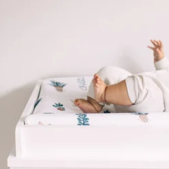 Cotton Muslin Changing Pad Cover - Prickle Pots
