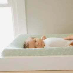 Cotton Muslin Changing Pad Cover - Misty Field