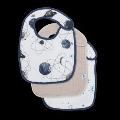 Cotton Muslin Classic Bib 3 Pack - Planetary 2