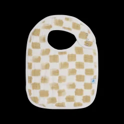 Cotton Muslin Classic Bib 3 Pack - Adobe Checker