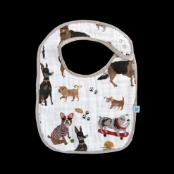 Cotton Muslin Classic Bib 3 Pack - Woof
