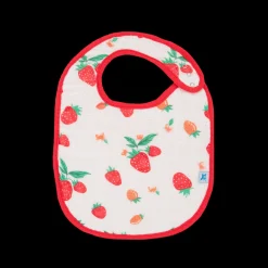 Cotton Muslin Classic Bib 3 pack - Berry Lemonade