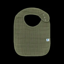 Cotton Muslin Classic Bib 3 Pack - Fern 2