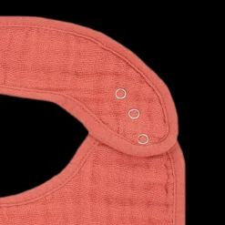 Cotton Muslin Classic Bib 3 Pack - Light Pink