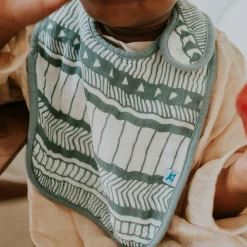Cotton Muslin Classic Bib 3 pack - Bison