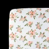 Cotton Muslin Crib Sheet - Watercolor Roses
