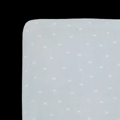 Cotton Muslin Crib Sheet - Blue Rainbow