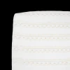 Cotton Muslin Crib Sheet - Gold Diamond-stripe