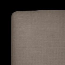 Cotton Muslin Crib Sheet - Mocha