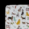 Cotton Muslin Crib Sheet - Woof