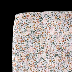 Cotton Muslin Crib Sheet - Pressed Petals