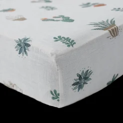 Cotton Muslin Crib Sheet - Prickle Pots