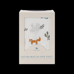 Cotton Muslin Crib Sheet - Forest Friends