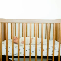 Cotton Muslin Crib Sheet - Forest Friends