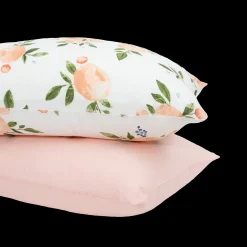 Cotton Muslin Pillowcase 2 Pack - Watercolor Roses Grande 2