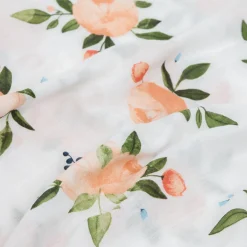 Cotton Muslin Pillowcase 2 Pack - Watercolor Roses Grande 2