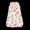 Cotton Muslin Quilted Sleep Bag - Watercolor Roses