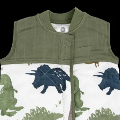 Cotton Muslin Quilted Sleep Bag - Dino Friends
